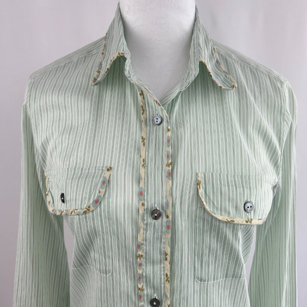 Max Mara country boho chic western blouse - silk made in Italy women's small S